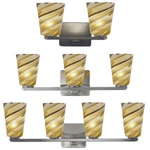 Carnevale Rio Bianco Bath Bar by Oggetti Luce - Starlight Lighting USA and Canada
